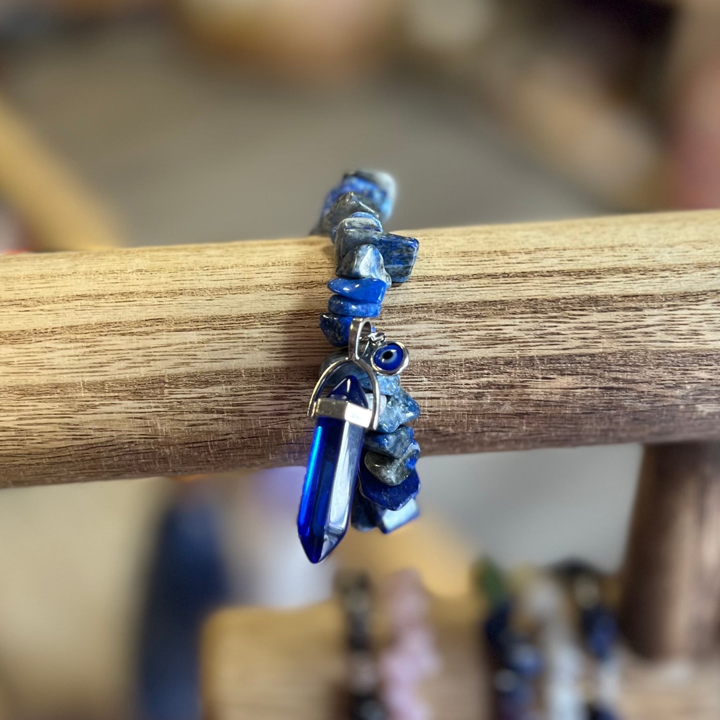 Lapis Lazuli Charm Bracelet