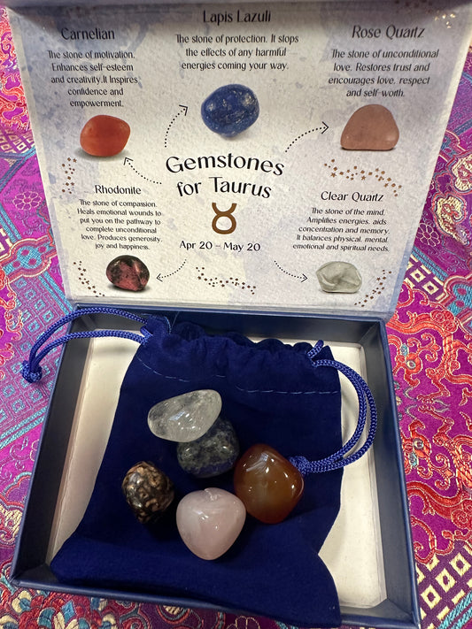 Gemstones for Taurus Gift Set