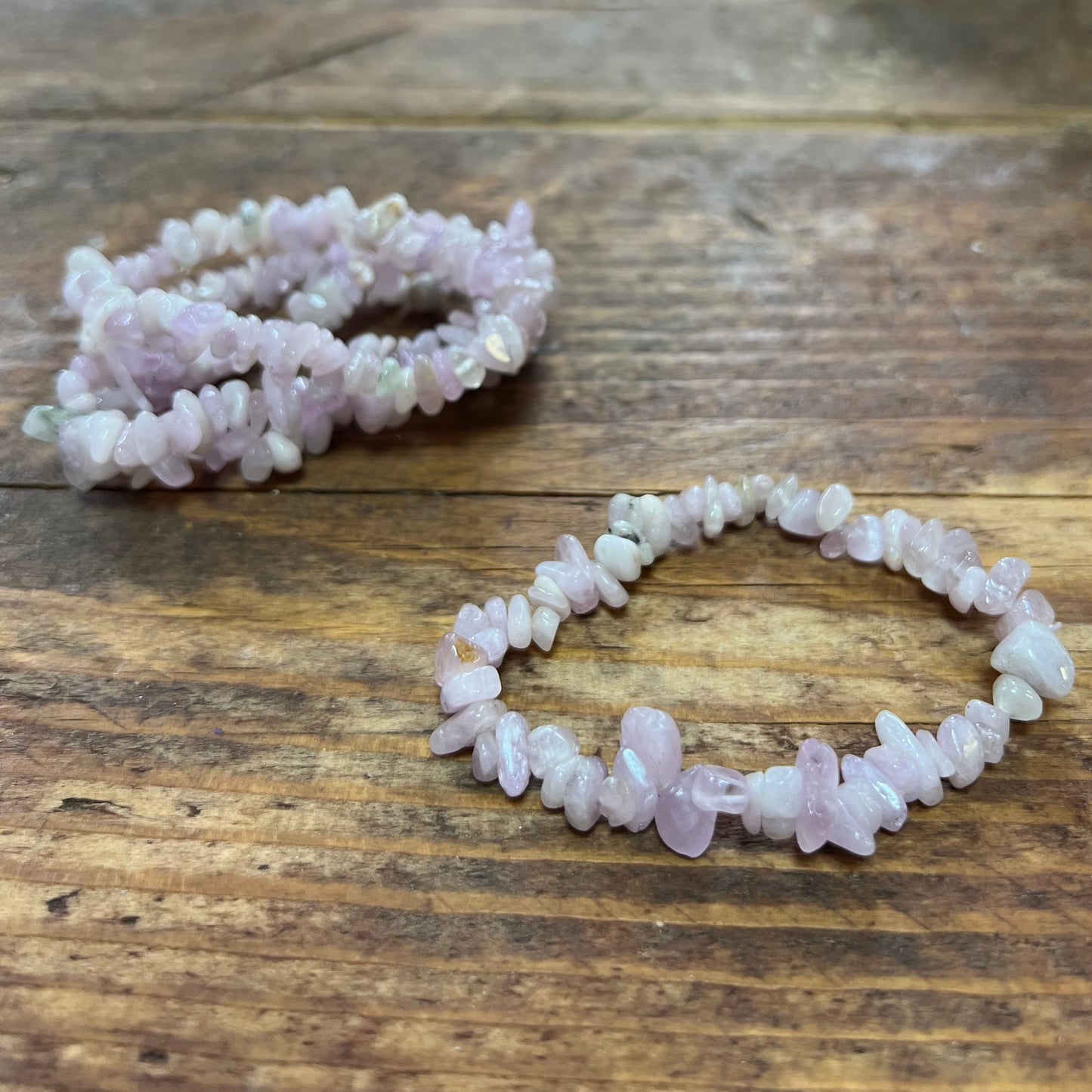 Kunzite Bracelet (small chip)