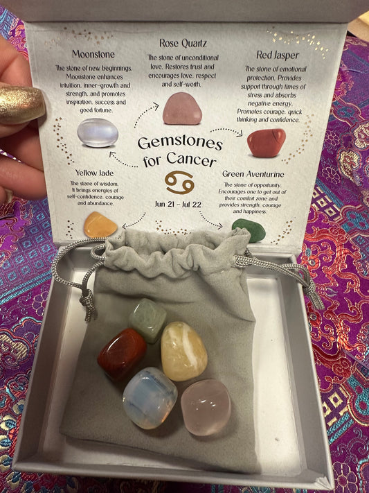 Gemstones for Cancer Gift Set