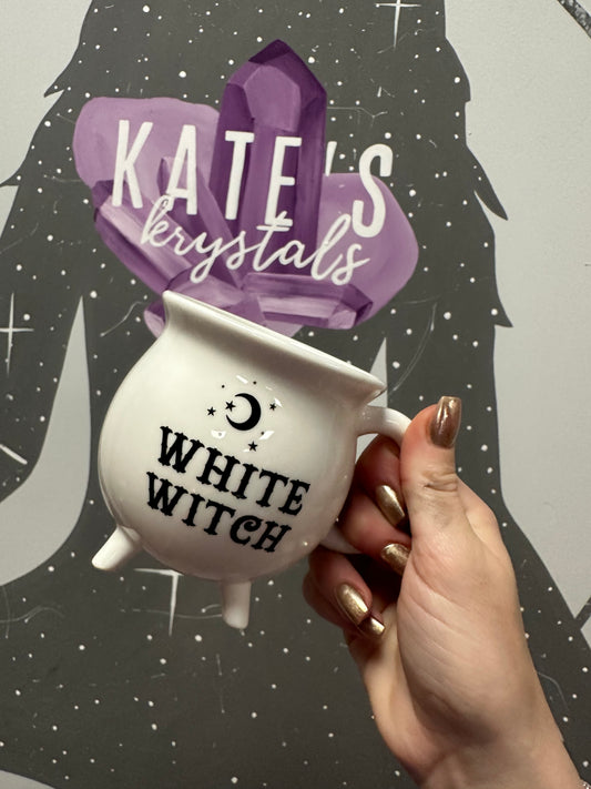 White Witch Cauldron Mug