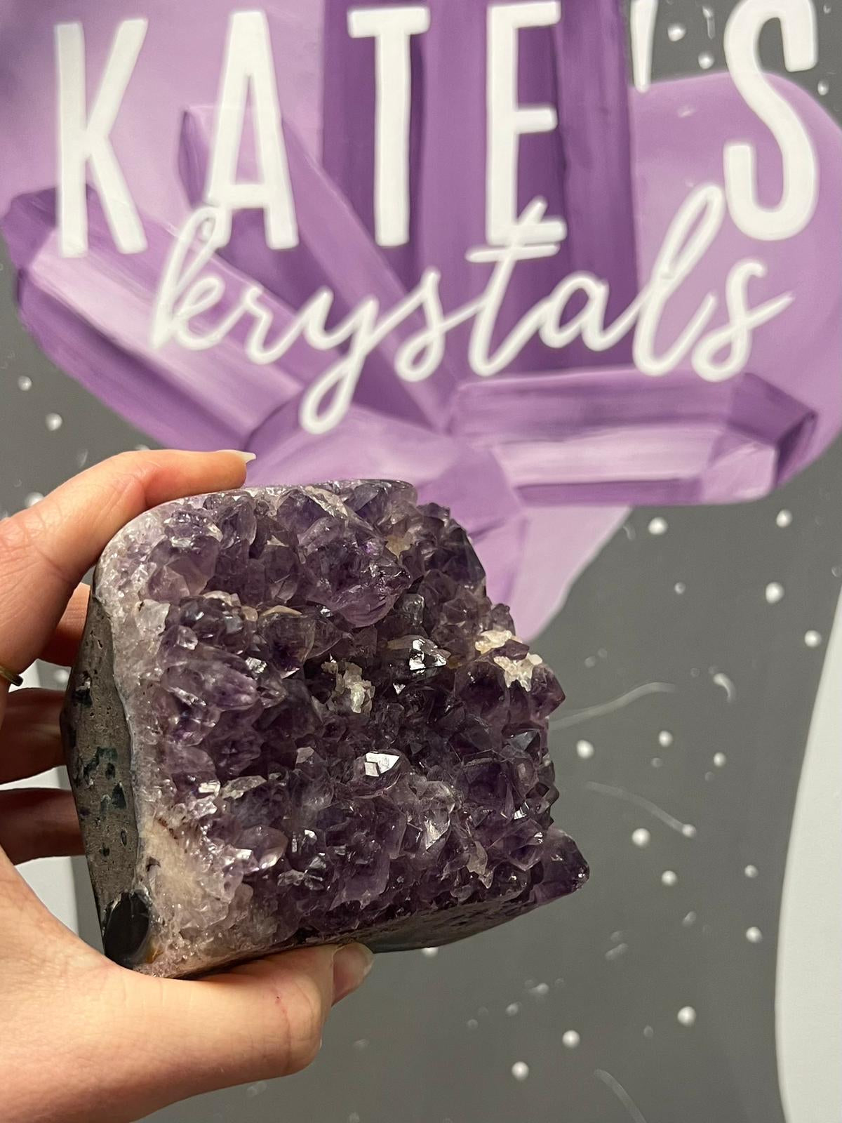 Beautiful Brazilian Amethyst Cluster