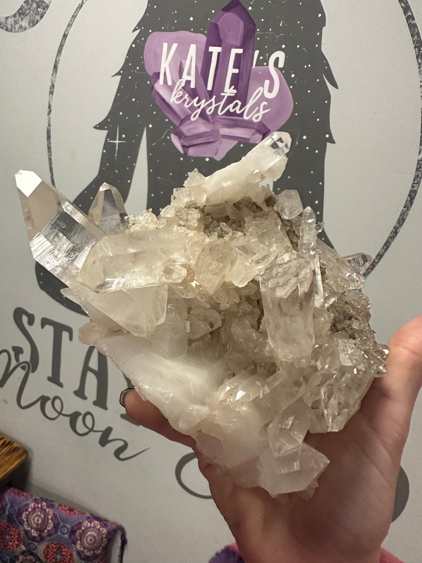 Stunning High Grade Clear Quartz Cluster from hot springs America