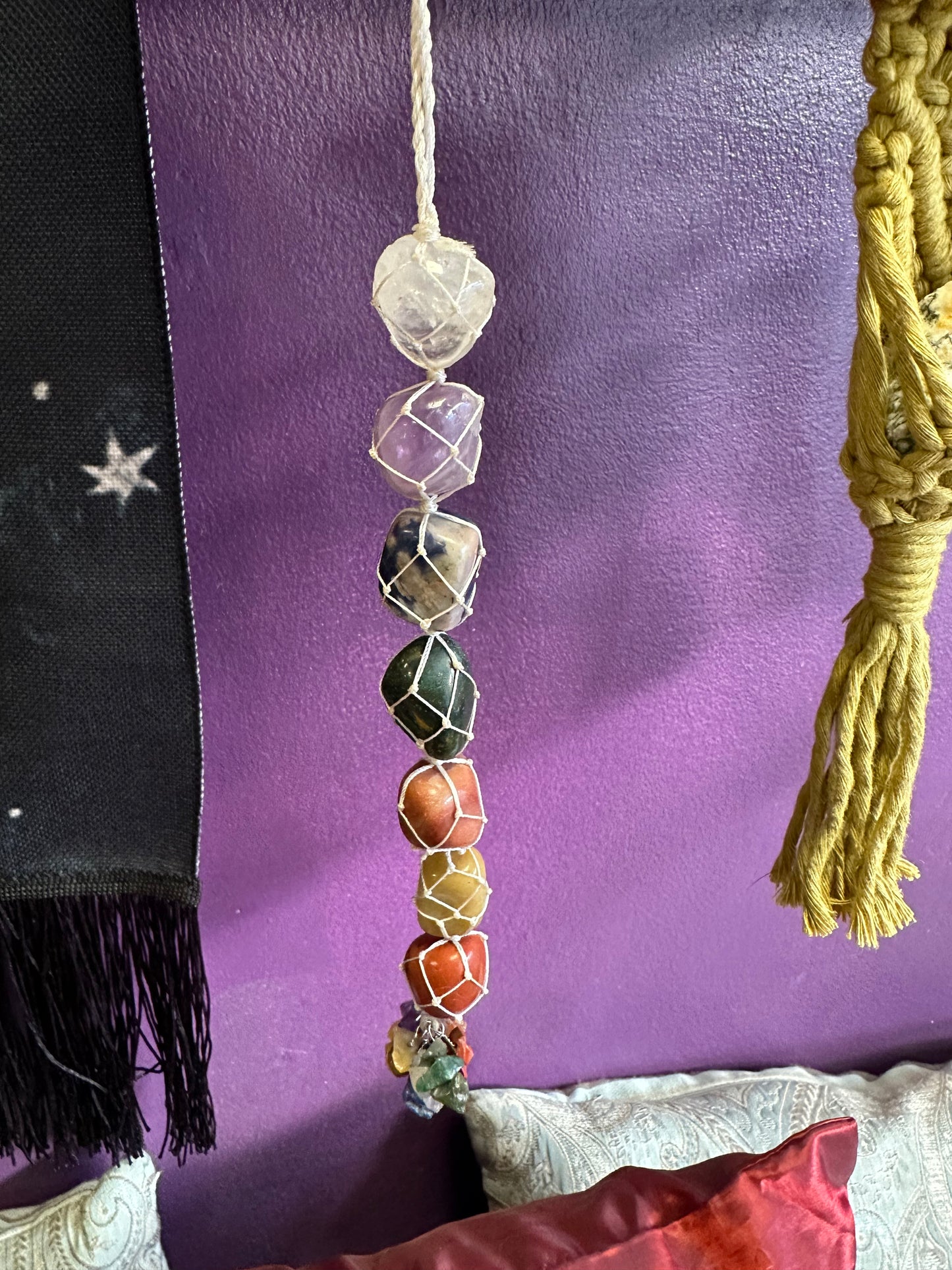 Macrame Chakra Hanger