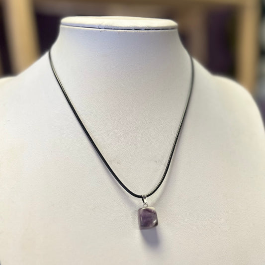 Amethyst Pendant Necklace