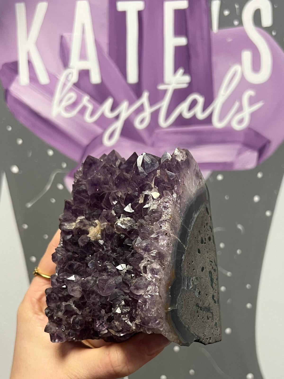 Beautiful Brazilian Amethyst Cluster