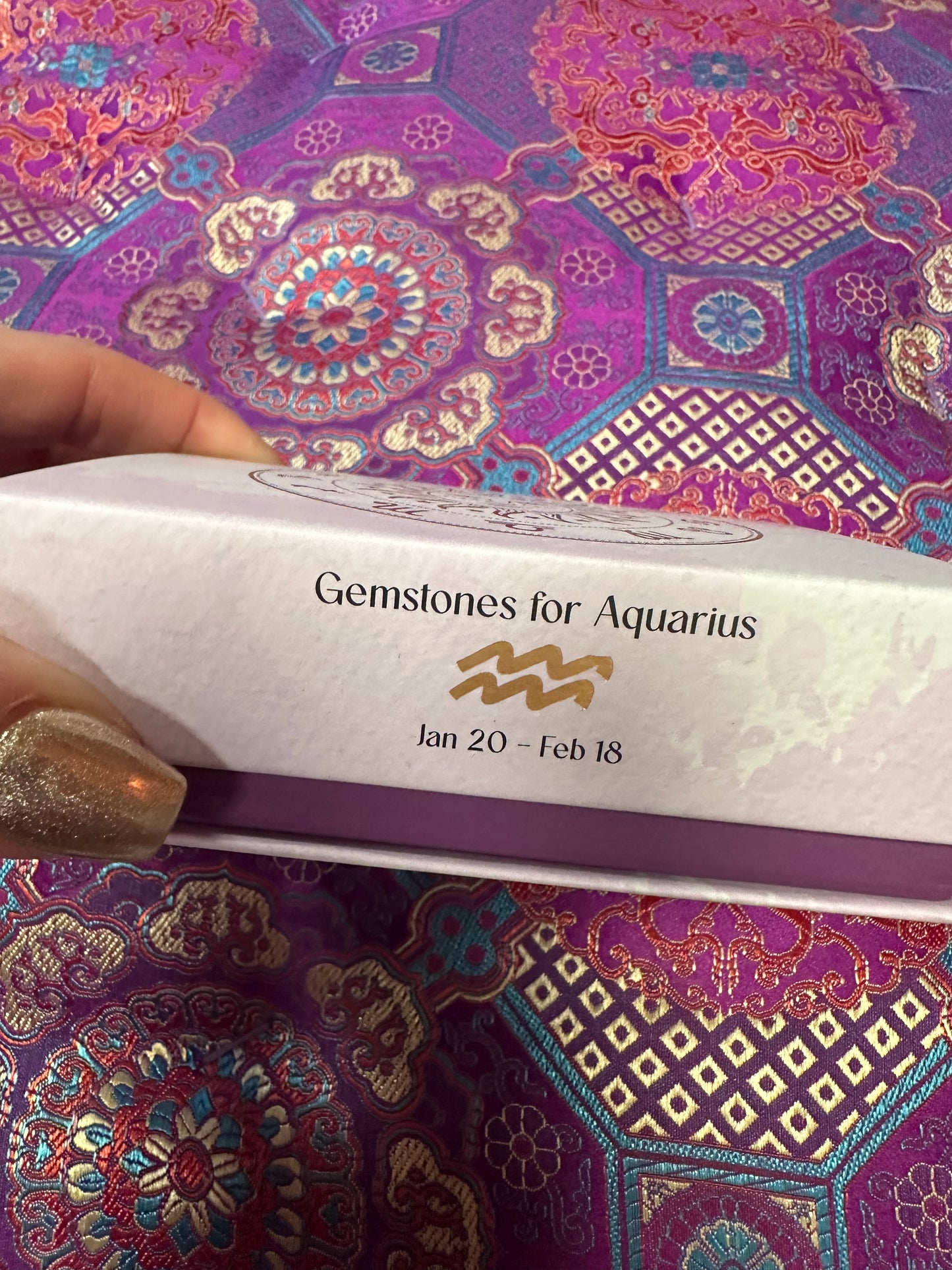 Gemstones for Aquarius Gift Set