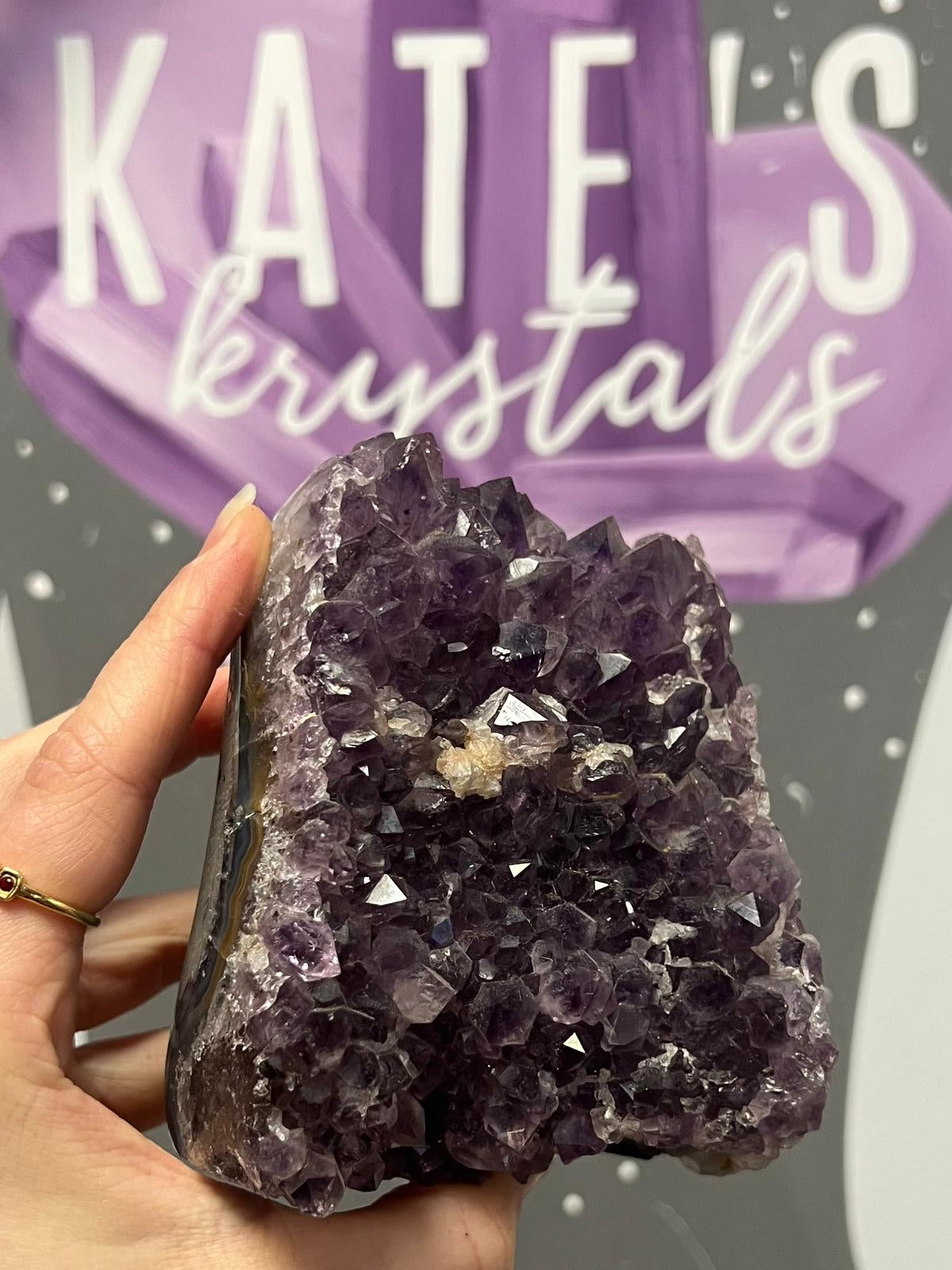 Beautiful Brazilian Amethyst Cluster