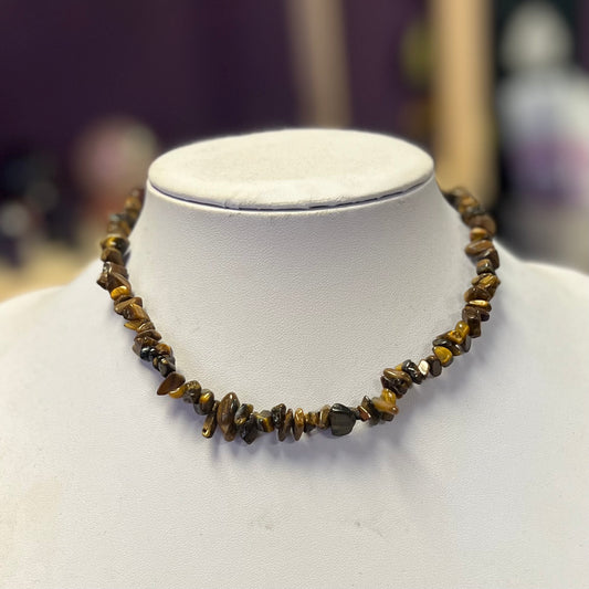 Tigers Eye Choker Necklace