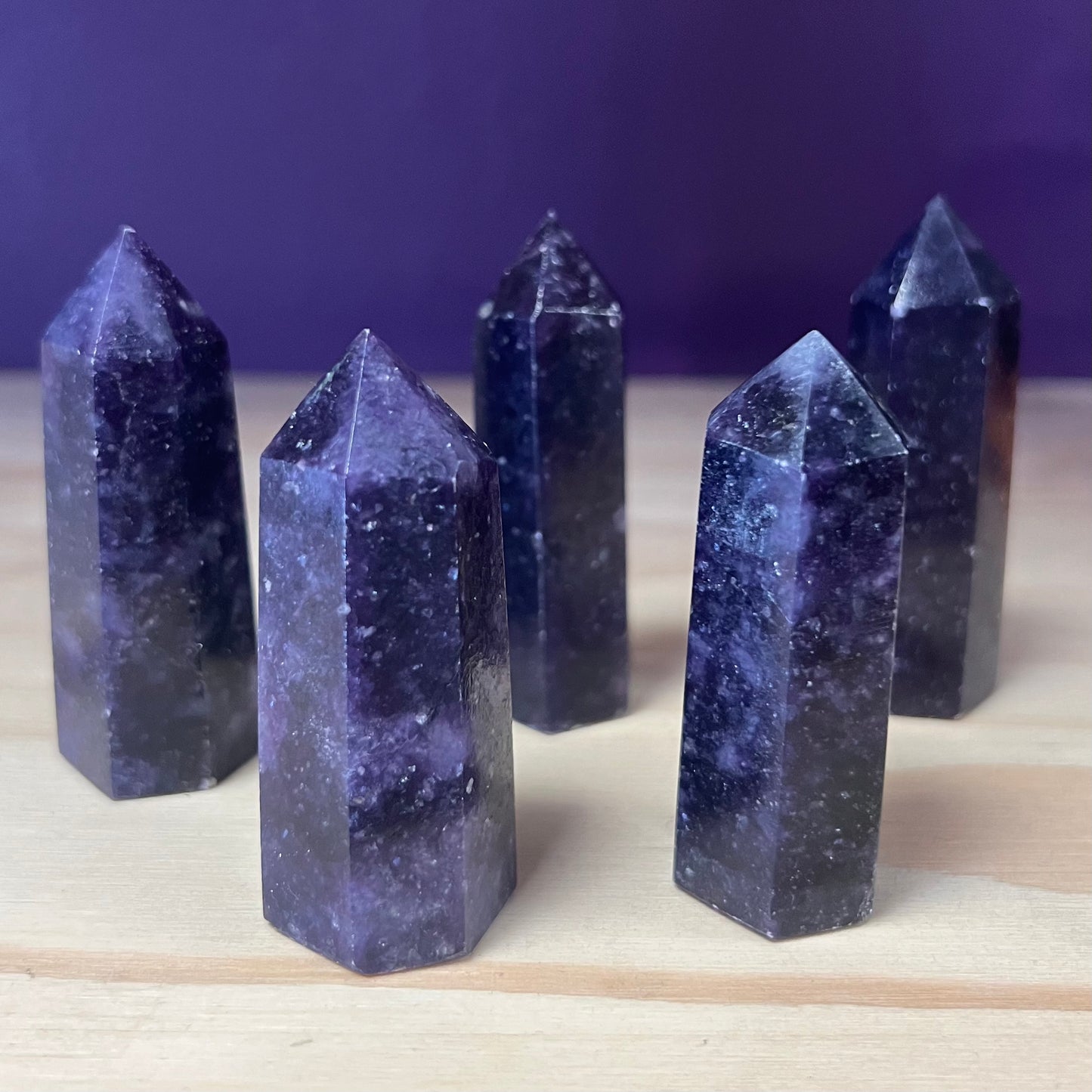 Lepidolite Points