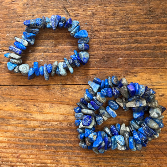 Lapis Lazuli Bracelet (chunky chip)