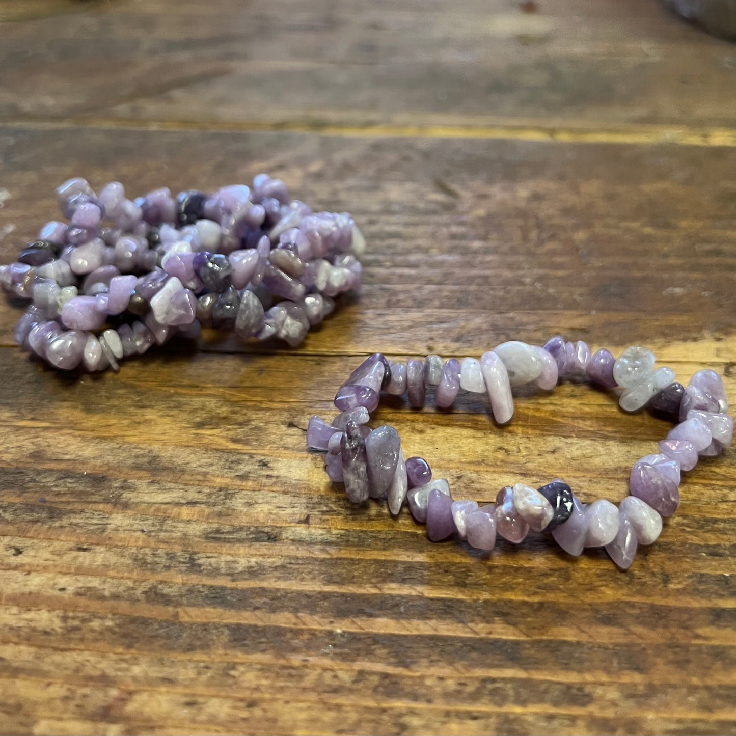 Lepidolite Bracelet (small chip)