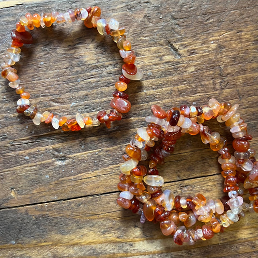 Carnelian Bracelet (small chip)