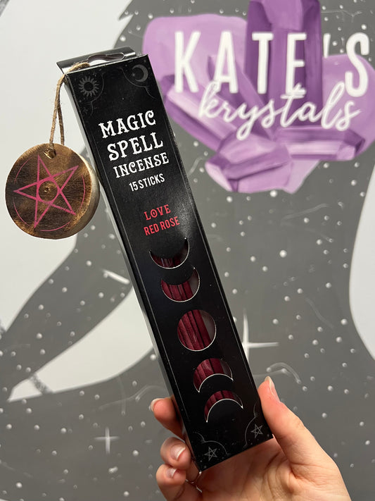 Magic Spell Incense - Red Rose/Love