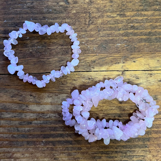 Rose Quartz Bracelet (small chip)