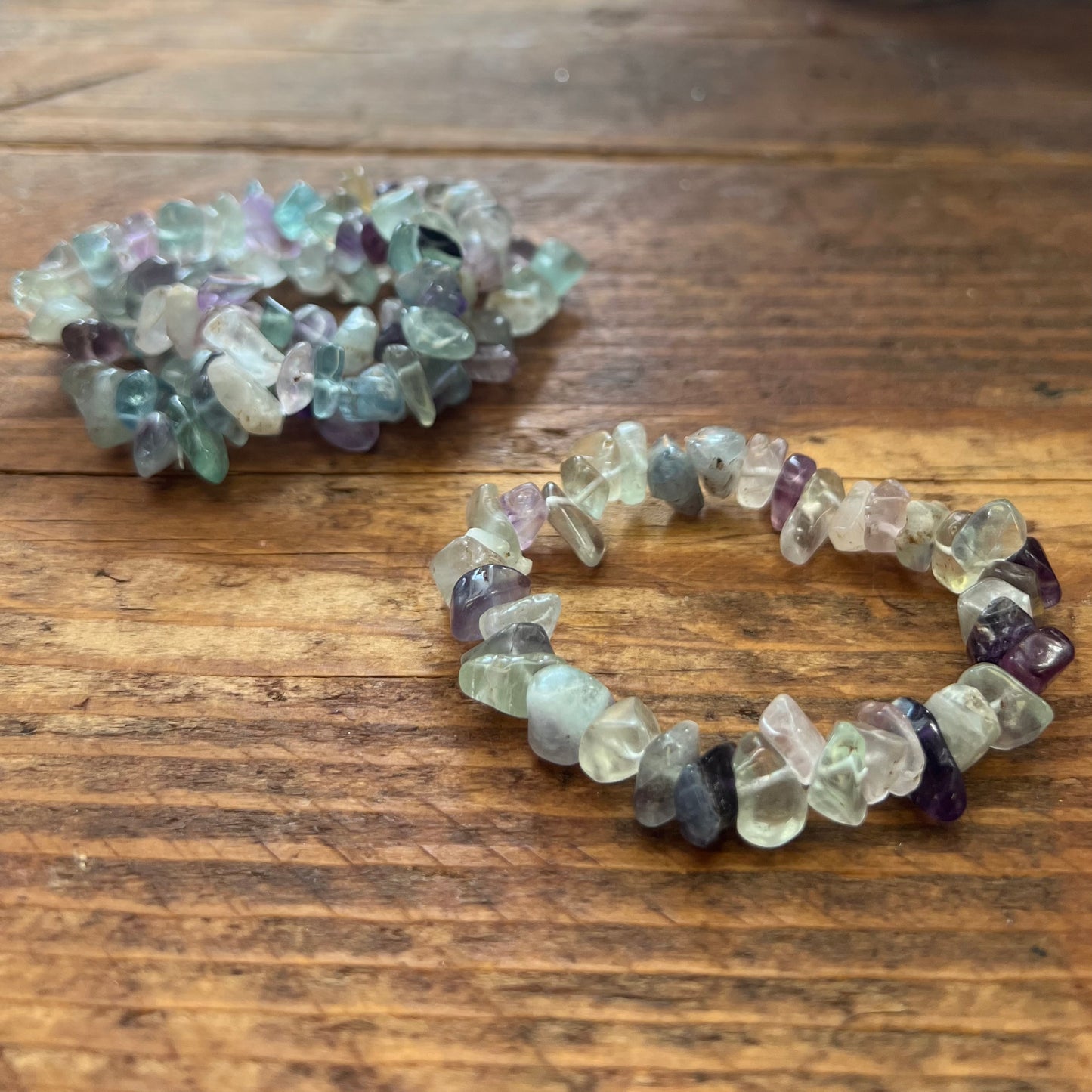 Fluorite Bracelet (chunky chip)