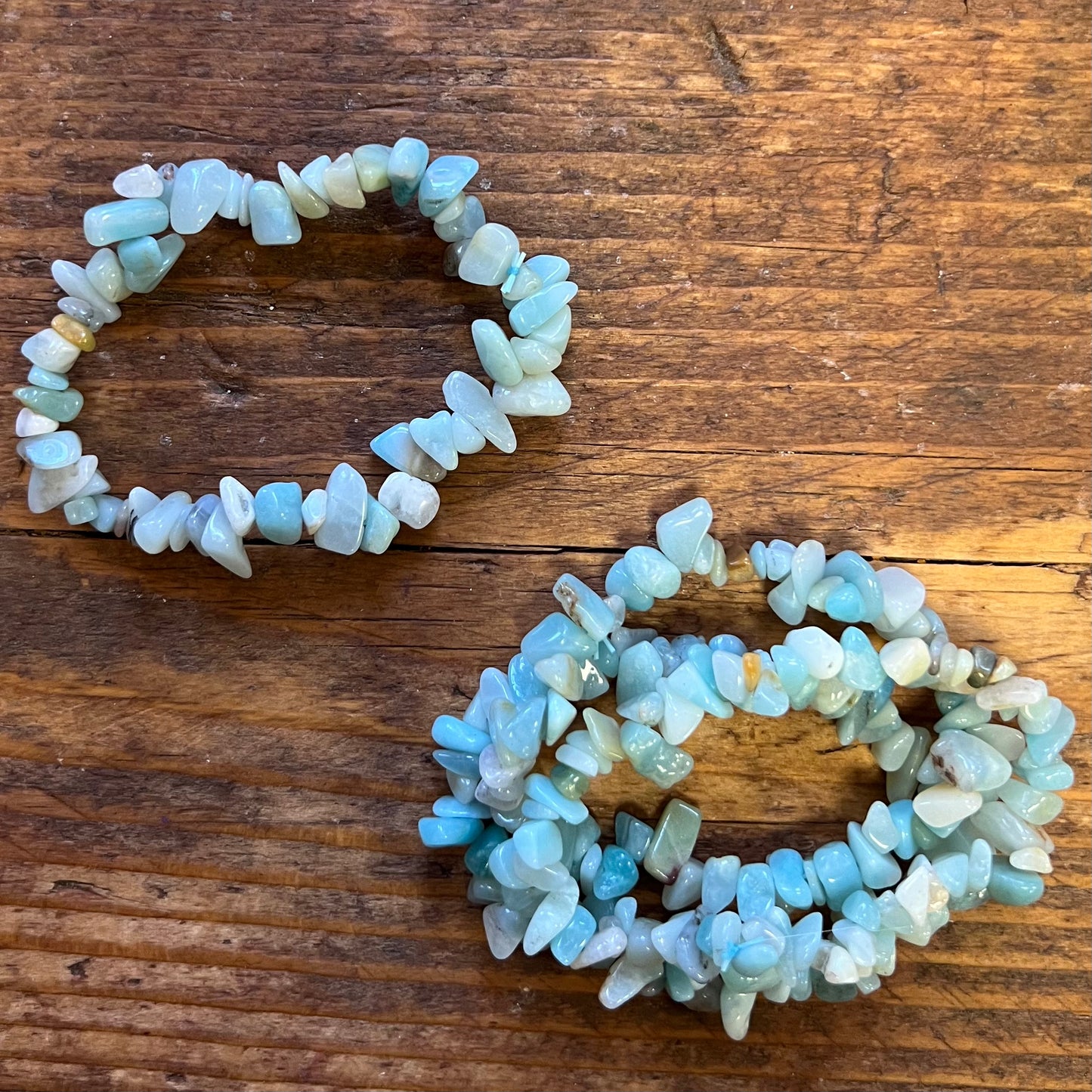 Amazonite Bracelet (small chip)