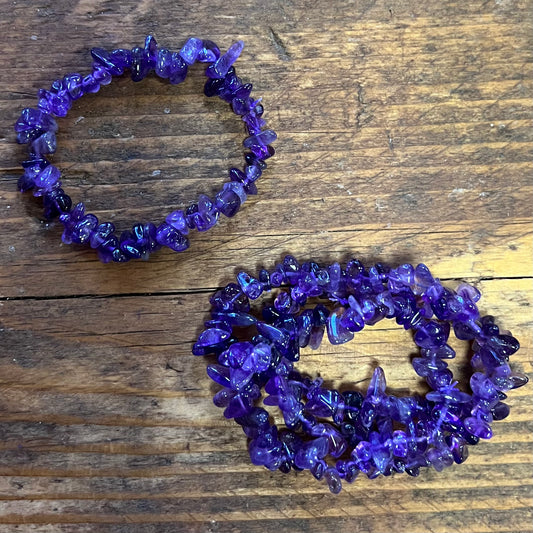 Amethyst Bracelet (small chip)