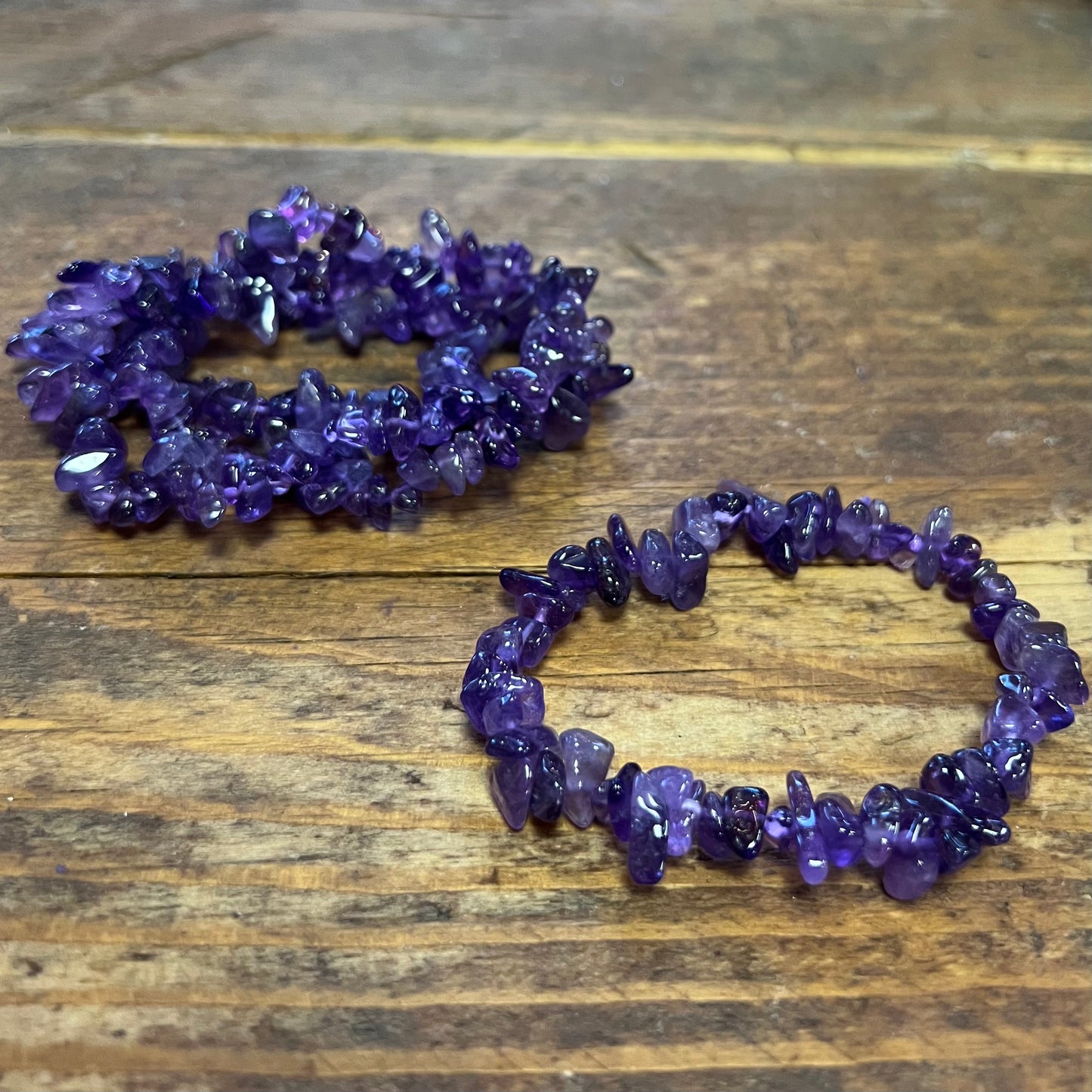 Amethyst Bracelet (small chip)