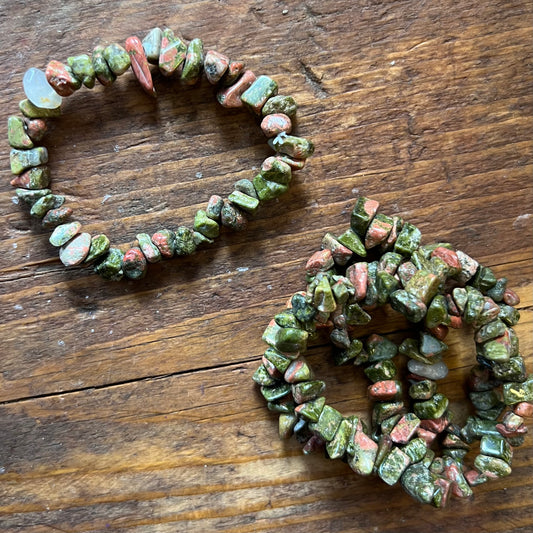 Unakite Bracelet (small chip)