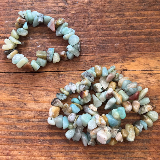 Amazonite Bracelet (chunky chip)