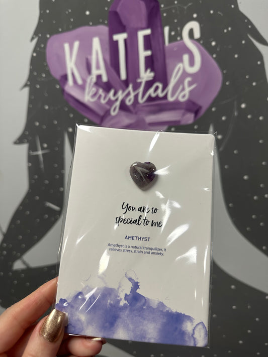 You are special to me/Amethyst Greets Card